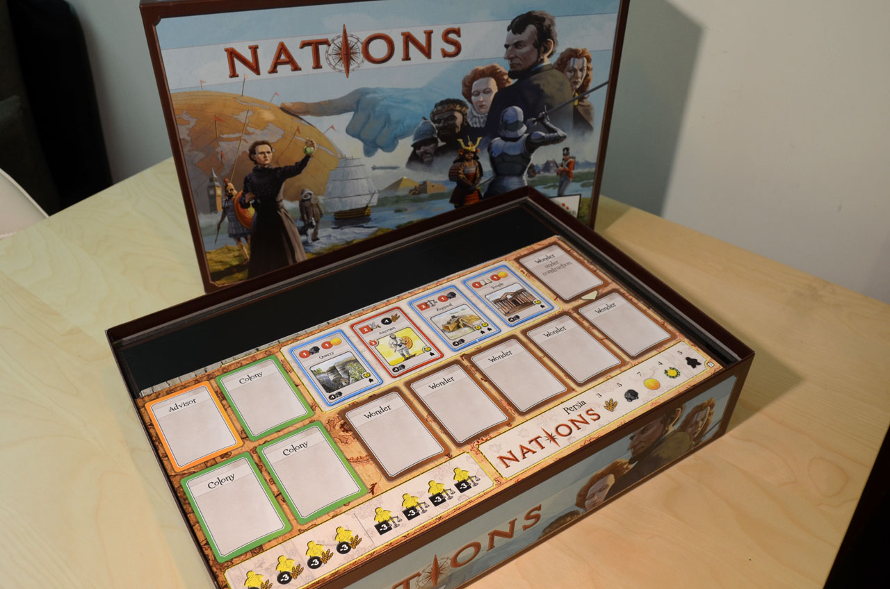 國家/帝國編年史 質感手工收納盒 Nations Insert